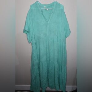 Anthropologie Aqua Short Sleeve Dress